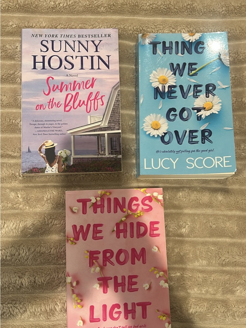 Paperback Book Lot: Lucy Score & Sunny Hostin